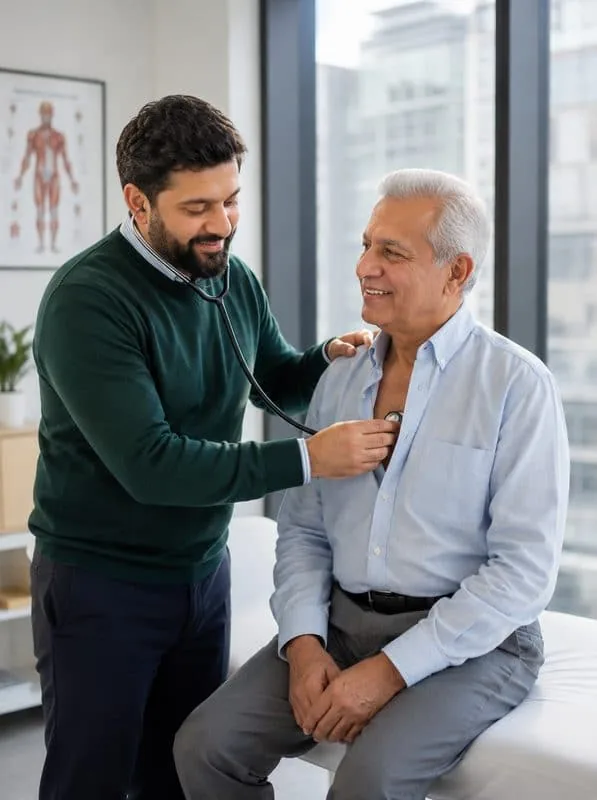 Men's health appointment with Dr Faizal Secretary in Fulwood, Preston